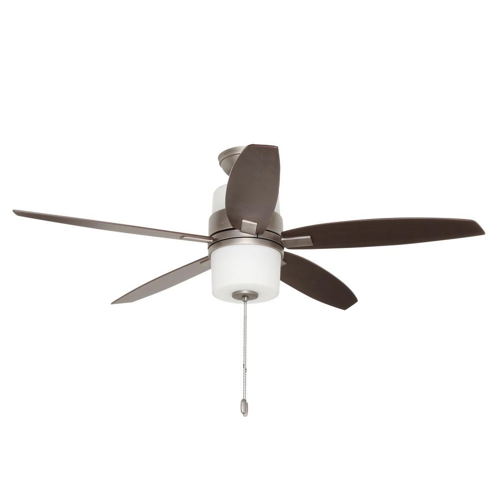 Pewter Maple Ceiling Fans Lighting The Home Depot Indoor Antique Pewter Ceiling Fan With Light
