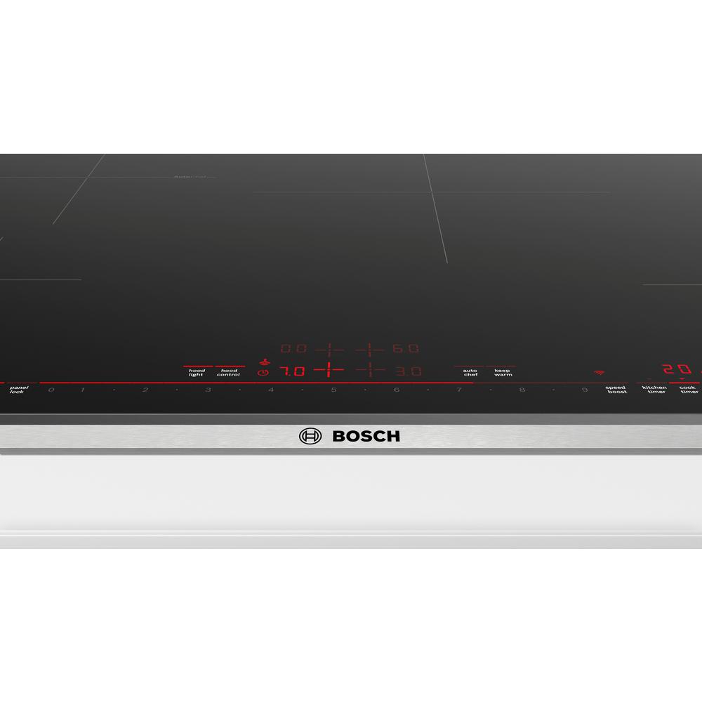 Bosch 800 Series 30 In Induction Cooktop In Black With Stainless