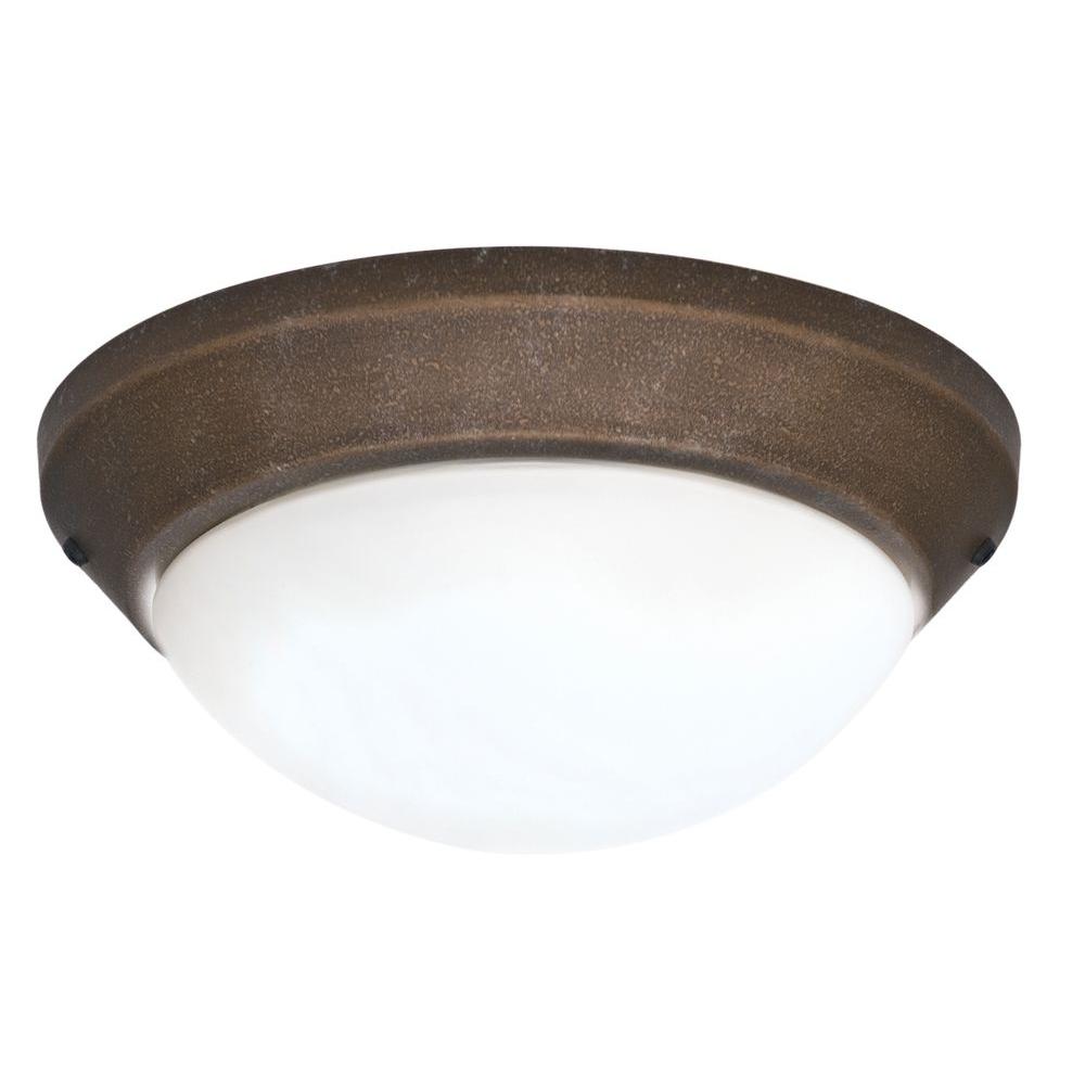 Casablanca 2.25 in. Aged Bronze Incandescent Globe Fan Light Fixture