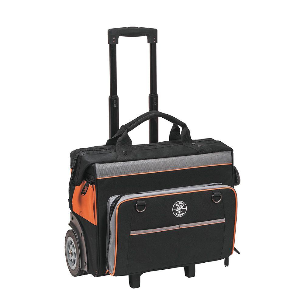 Klein Tools 19 In Tradesman Pro Organizer Rolling Tool Bag 55452rtb Tradesman Pro Organizer Rolling Tool Bag 55452rtb The Home Depot