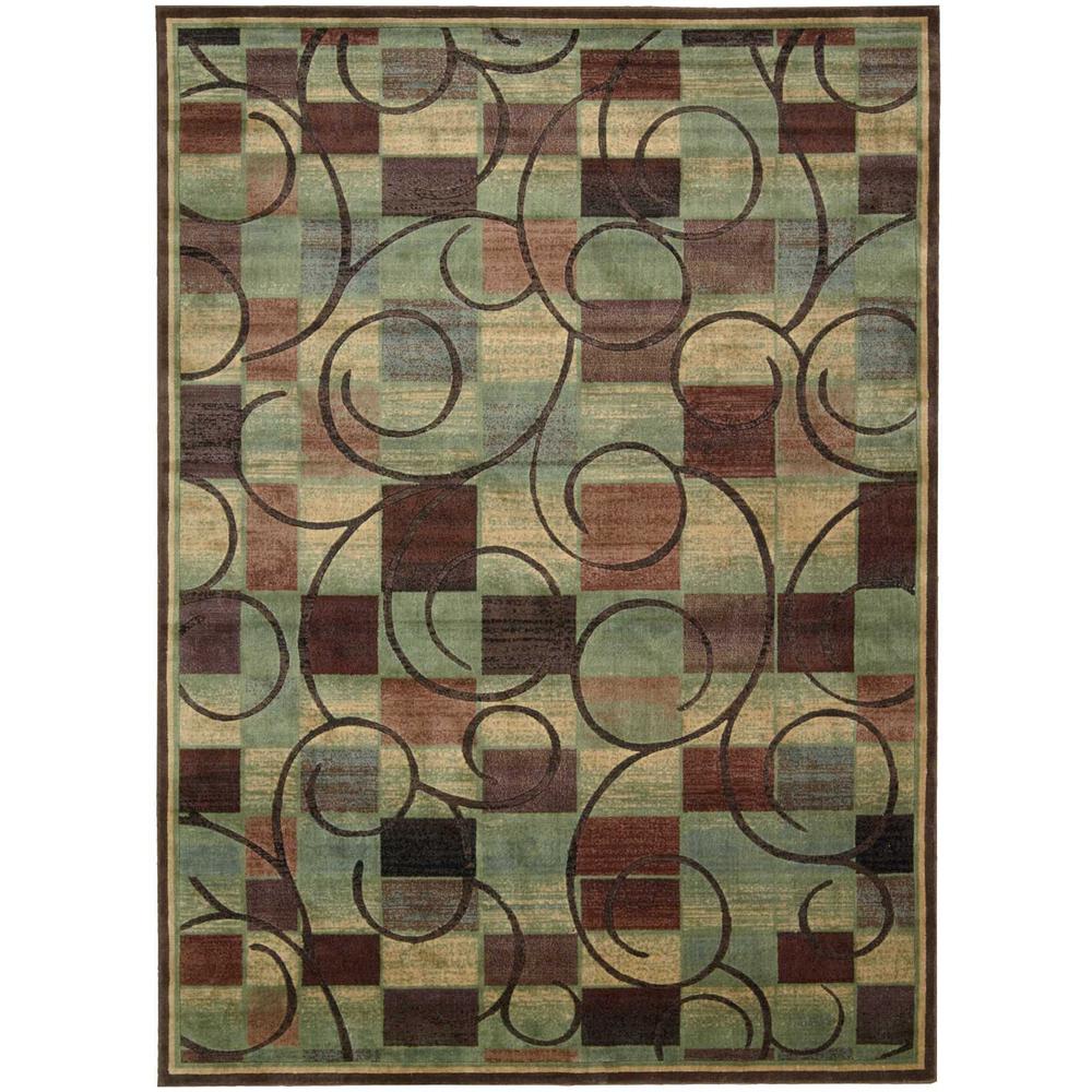 Nourison Expressions Brown 10 ft. x 13 ft. Area Rug583789 The Home Depot