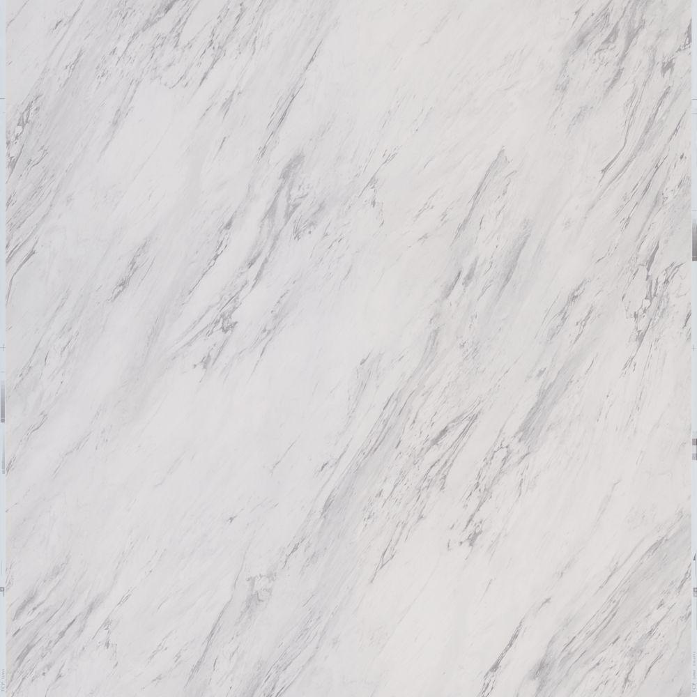 TrafficMASTER Carrara 12 in. x 12 in. Peel and Stick Marble Vinyl Tile ...