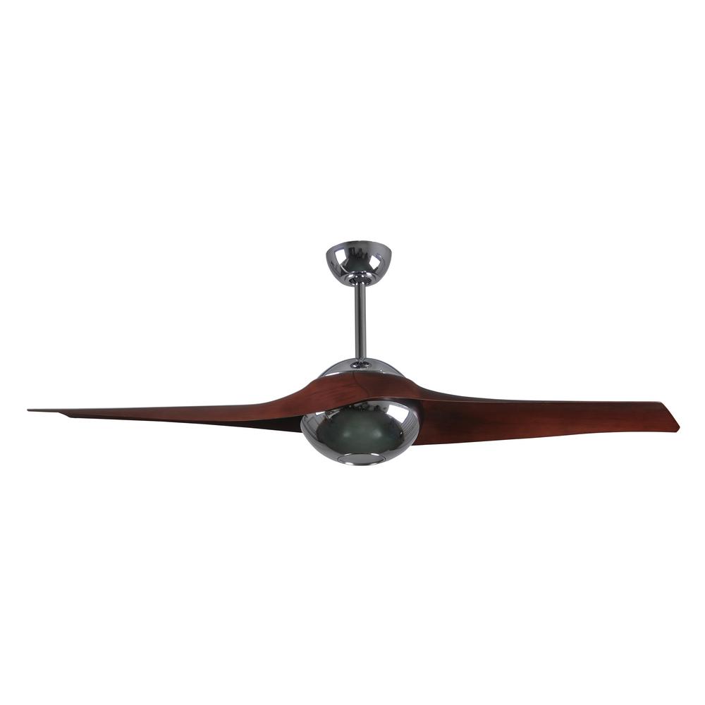 Radionic Hi Tech Pertoria 60 In 2 Blade Polished Chrome Ceiling Fan Radionic Hi Tech Pertoria 60 In 2 Blade Polished Chrome Ceiling Fan
