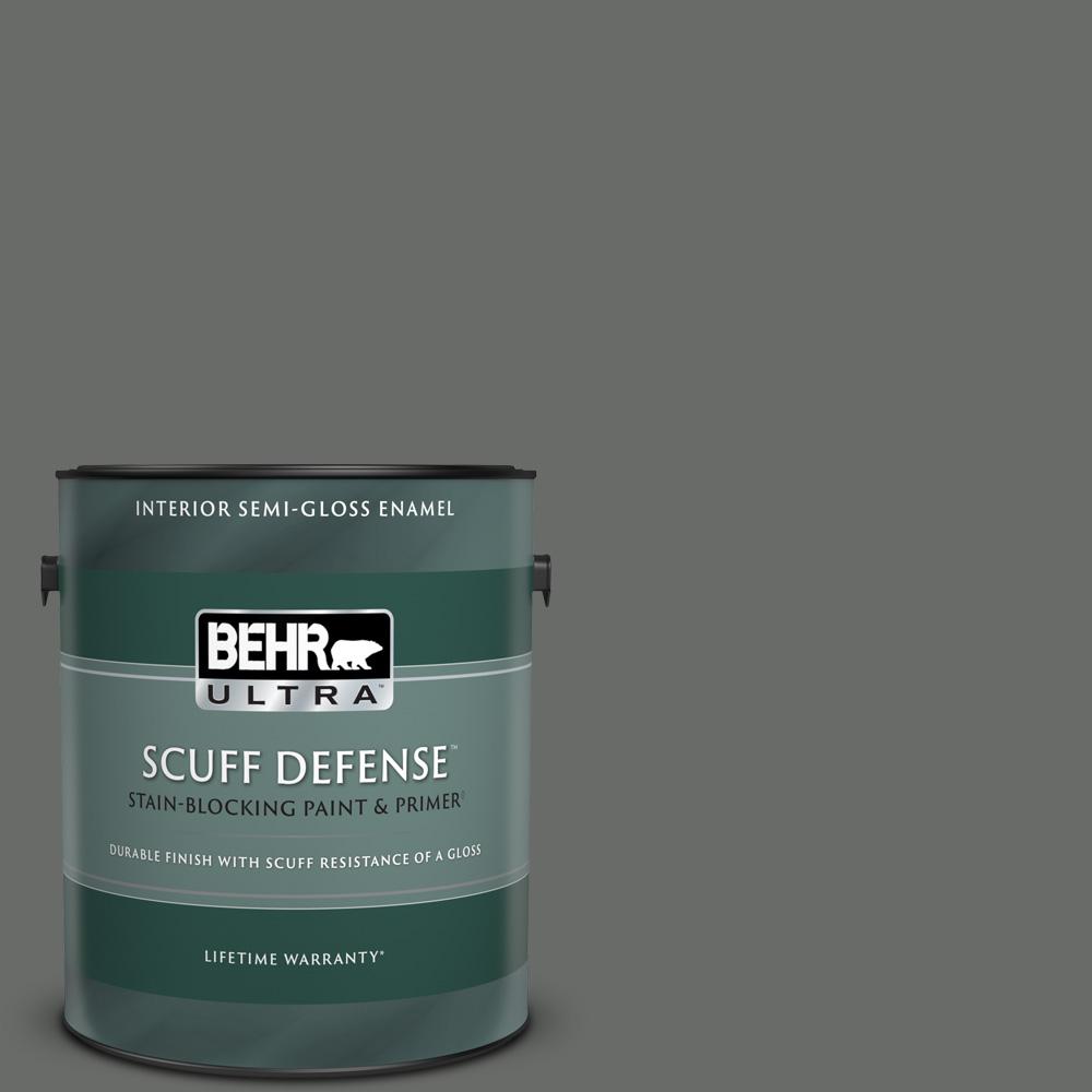 BEHR ULTRA 1 gal. BNC26 Lunar Basalt Extra Durable Semi BEHR ULTRA 1 gal. BNC26 Lunar Basalt Extra Durable Semi