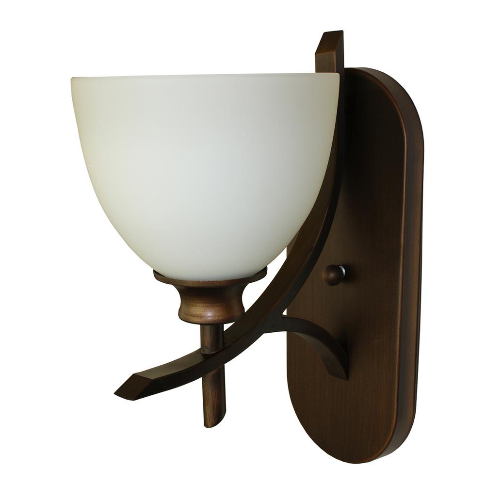 Cambridge 1 Light Oil Rubbed Bronze Wall Sconce WL89 1ORB The Home Depot   Oil Rubbed Bronze Cambridge Sconces Wl89 1orb 64 1000 