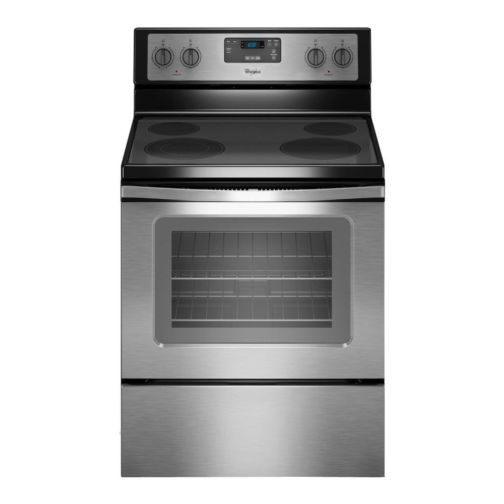 4.8 cu. ft. Electric Range in Stainless Steel