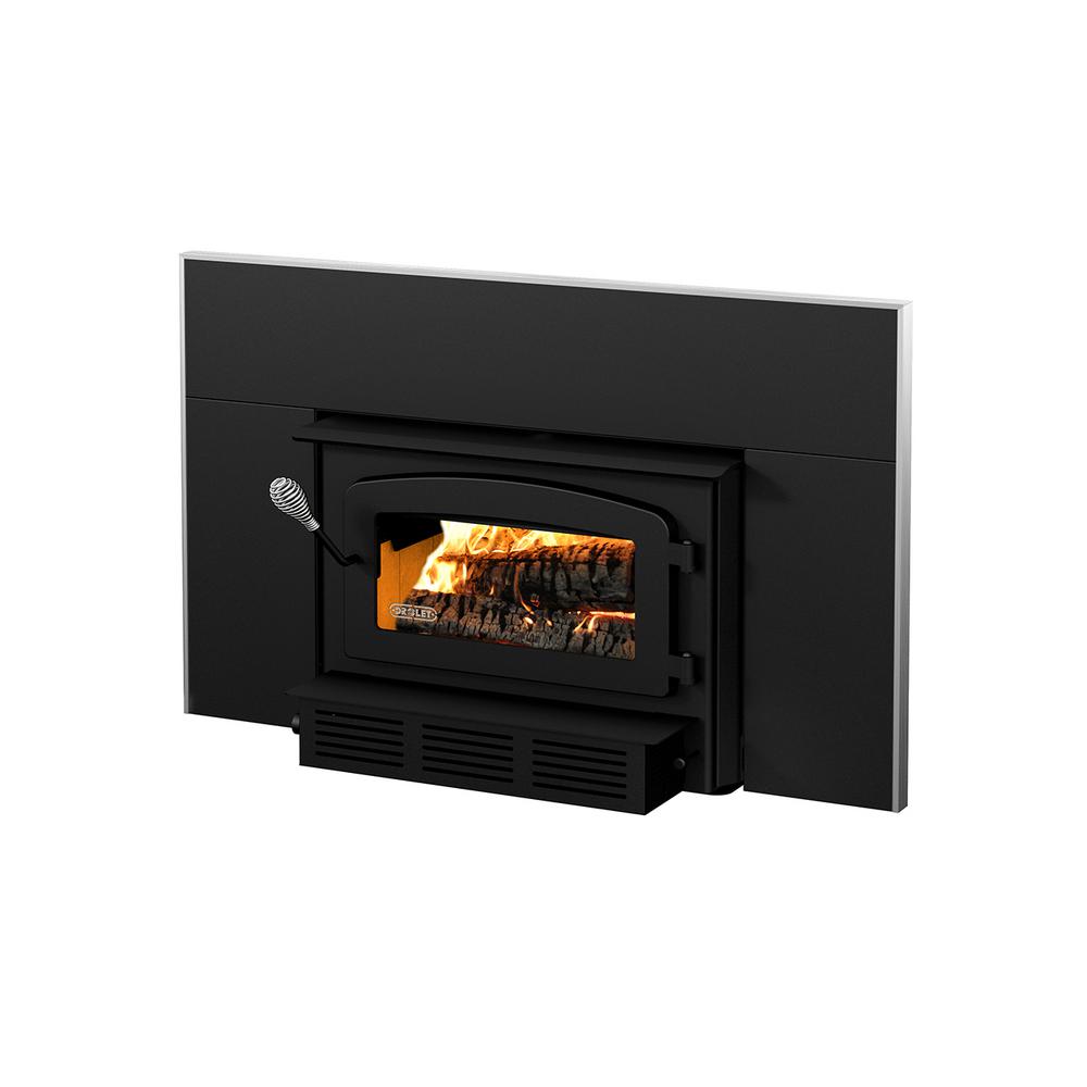 Drolet Escape 1400 I 29 In Epa Certified Wood Burning Insert Trio