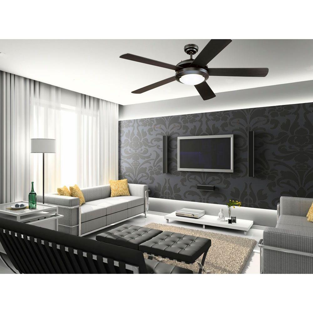 Westinghouse Comet 52 In Indoor Matte Black Finish Ceiling Fan