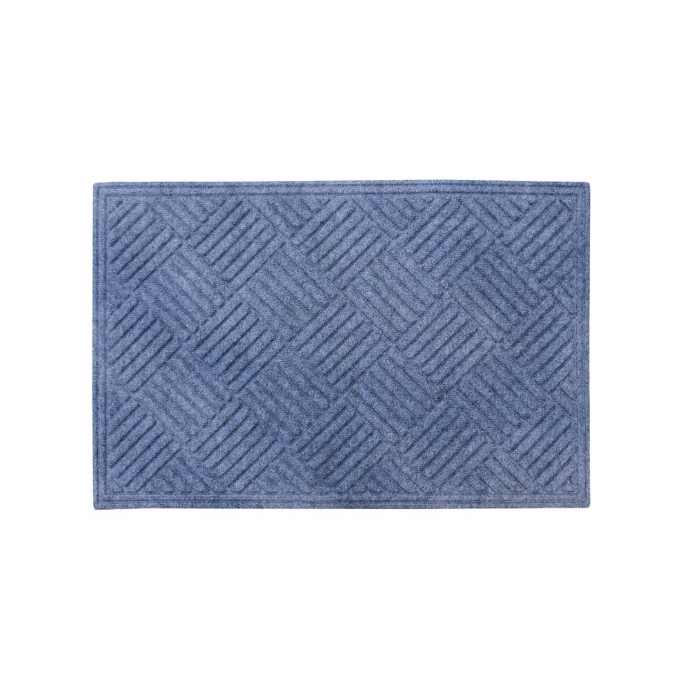 A1HC Parquet Medium Grey 24 in. x 36 in. EcoPoly Scraper Mats with