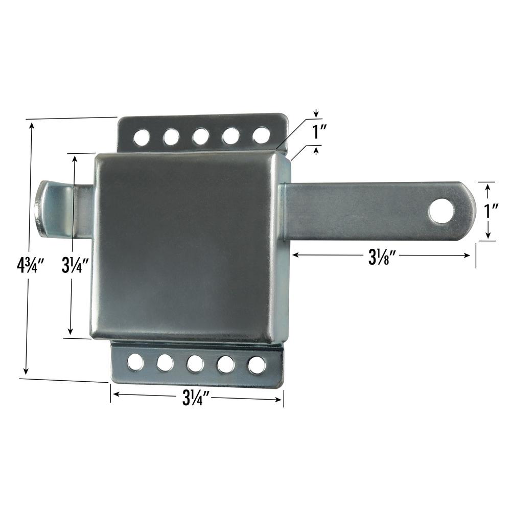 Ideal Security Garage Door Side Lock Sk7118 The Home Depot