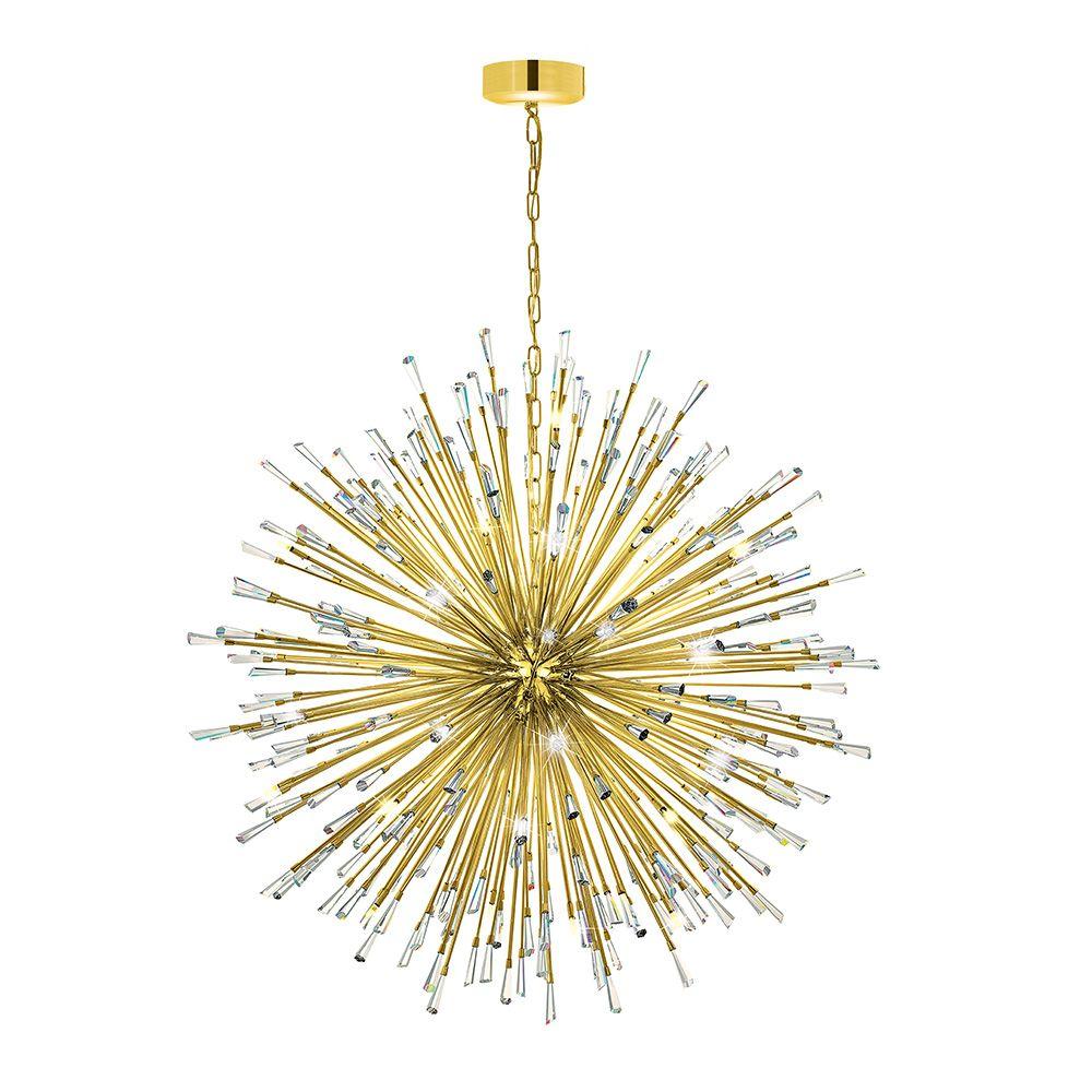 Eglo Vivaldo 50 Light Gold Chandelier Eglo Vivaldo 50 Light Gold Chandelier