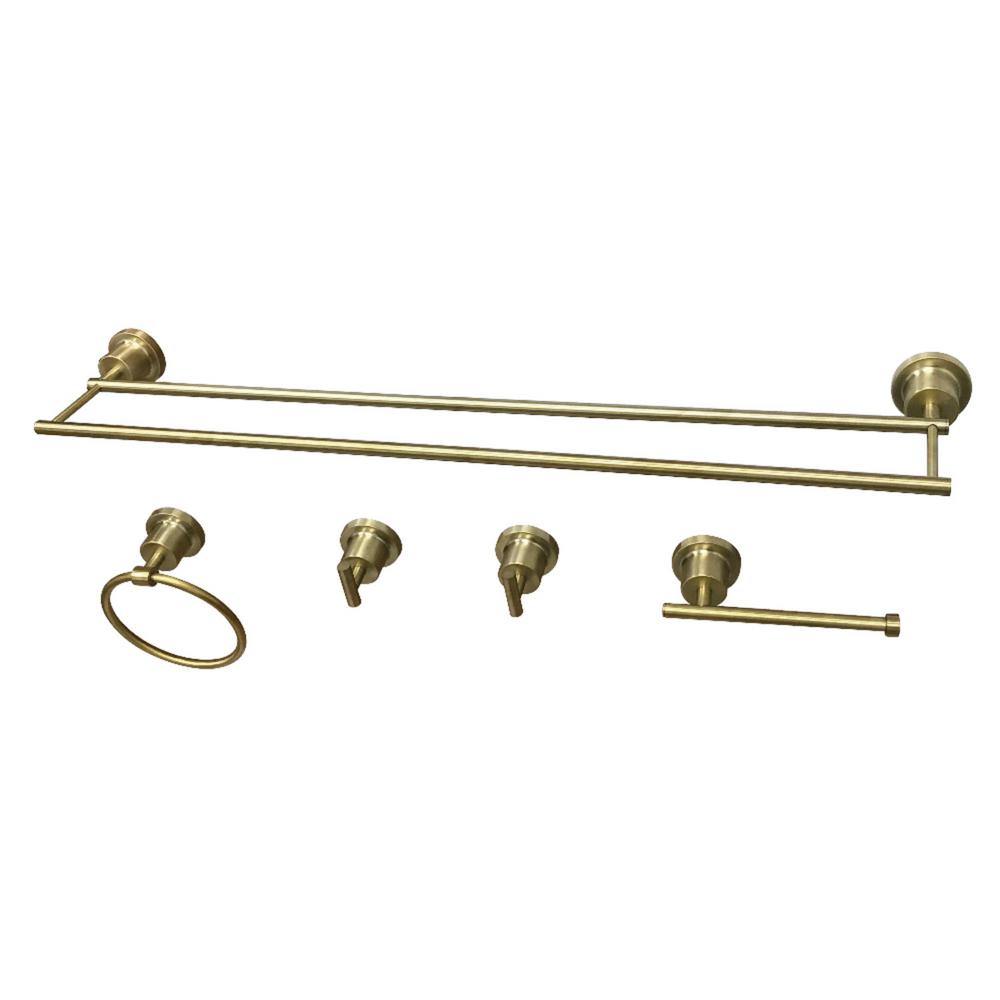 Polished Chrome Brass Bathroom Accessories Set Bath Hardware Towel Bar mset023