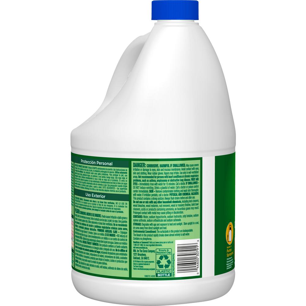 Clorox 120 Oz Proresults Concentrated Outdoor Bleach 4460030799 The Home Depot