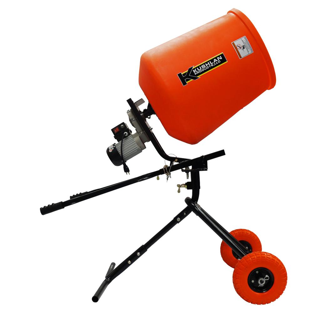 Kushlan 3.5 cu. ft. 1/2 HP 120-Volt Motor Direct Drive Cement Mixer