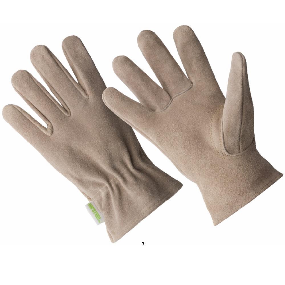 Beige Suede Driver Gloves-LD4751-L/XL 