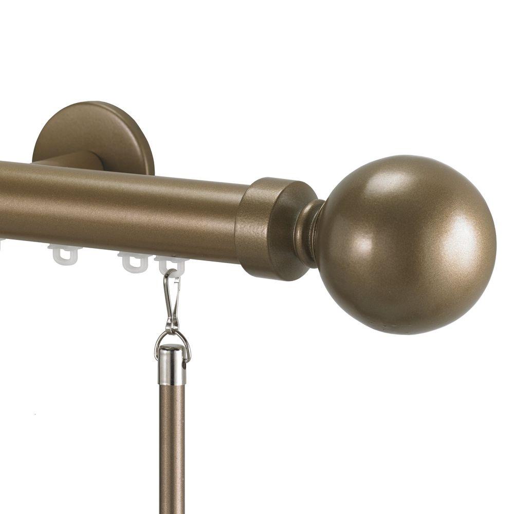 Art Decor Tekno 25 Decorative 84 In Traverse Rod Champagne Tekno 25 Decorative 84 In Traverse Rod