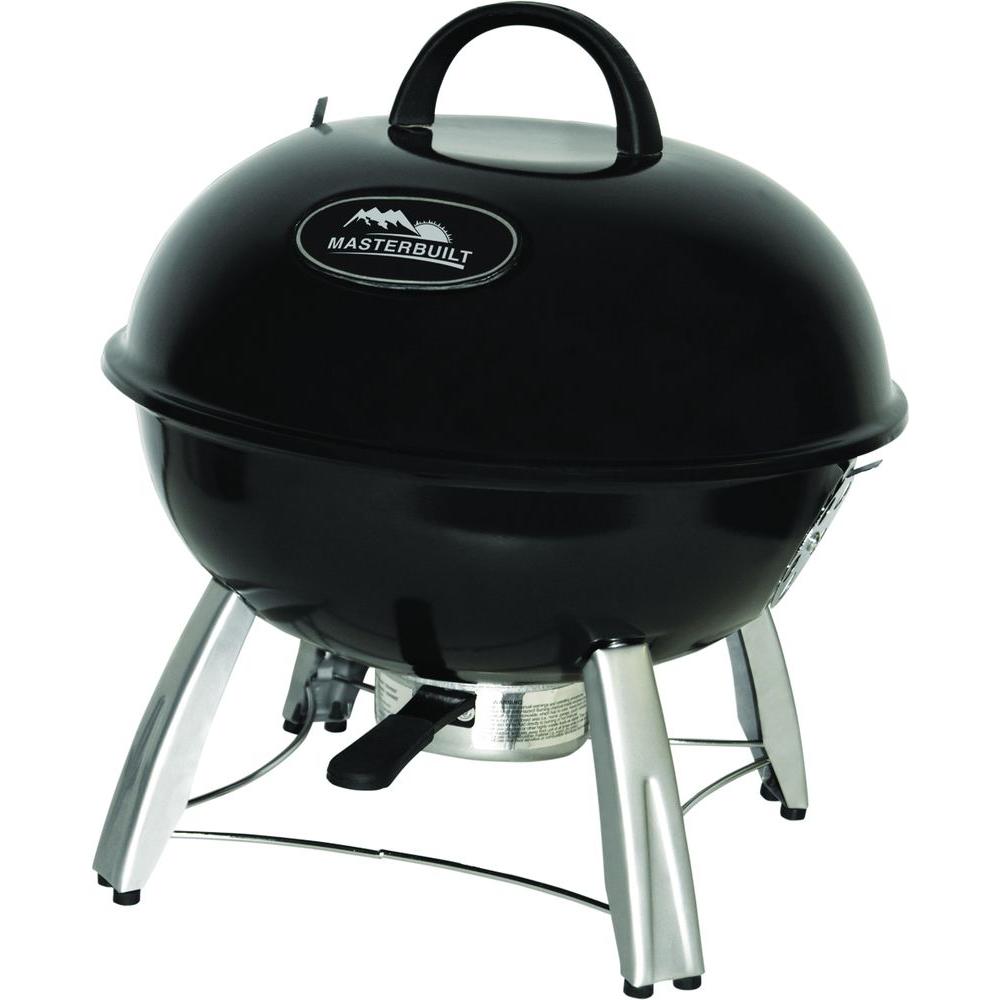 Masterbuilt 14 in. Portable Tabletop Charcoal Kettle Grill in Black