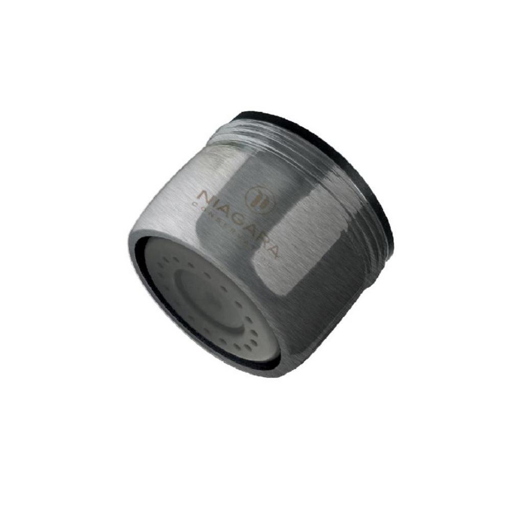 Niagara Conservation 0 5 Gpm Dual Thread Needle Spray Faucet Aerator Niagara Conservation 0 5 Gpm Dual Thread Needle Spray Faucet Aerator In Brushed Nickel 6
