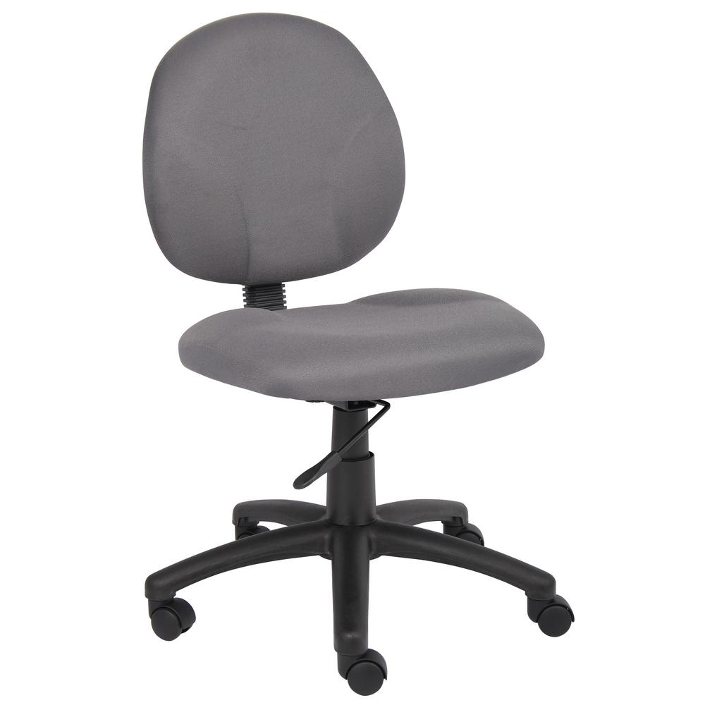 armless task office chair