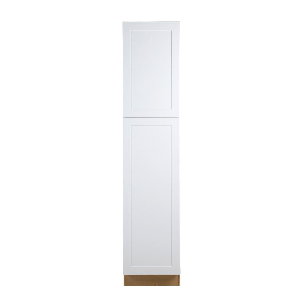 Hampton Bay Cambridge Embled 18x84x24 In Pantry Utility Cabinet Hampton Bay Cambridge Embled 18x84x24 In Pantry Utility Cabinet White