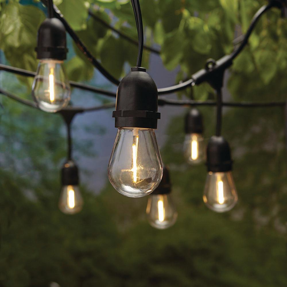 Led String Lights Outdoor Lighting The Home Depot