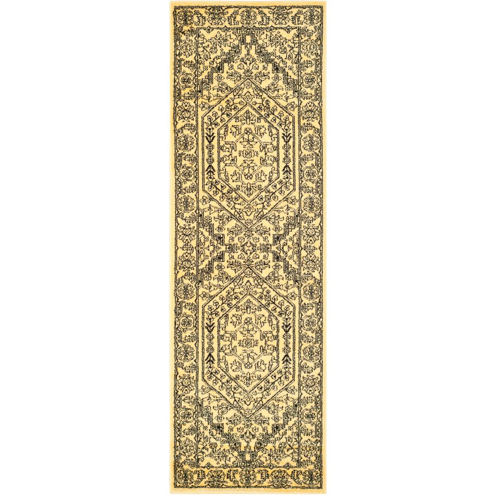 Safavieh Adirondack Gold/Black 3 ft. x 20 ft. Runner RugADR108H220
