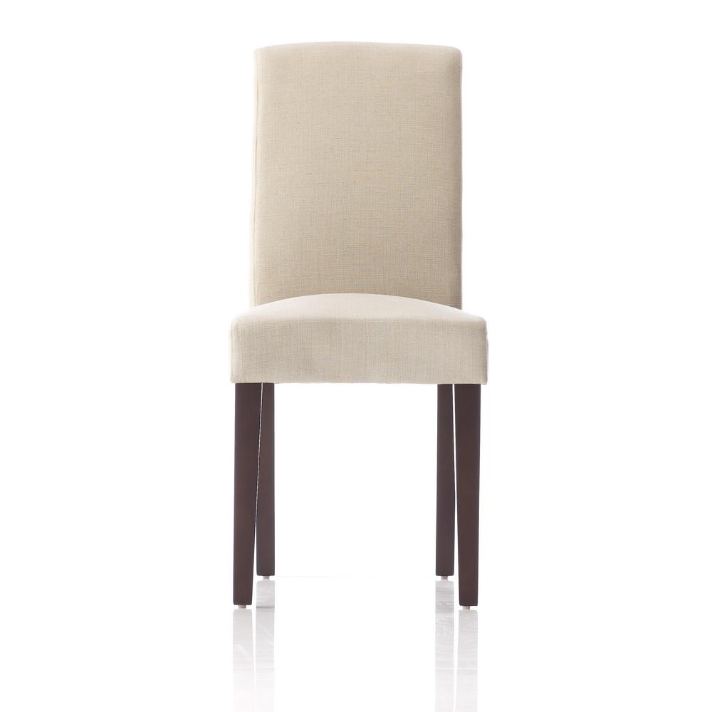 Home Decorators Collection Parsons Grey Faux Linen Dining Chair Home Decorators Collection Parsons Grey Faux Linen Dining Chair