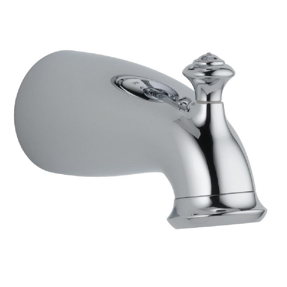 Delta Leland 6-1/2 in. Non-Metallic Pull-Up Diverter Tub Spout in Chrome, Grey was $44.58 now $8.92 (80.0% off)