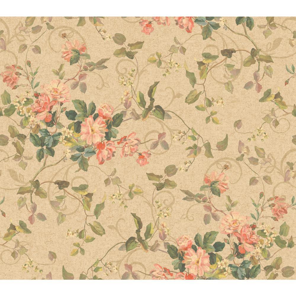 York Wallcoverings Floral Branch WallpaperGN2459 The Home Depot