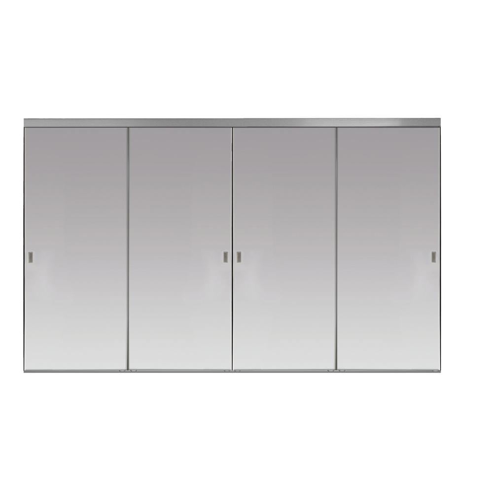 Impact Plus 120 In X 96 In Beveled Edge Backed Mirror Aluminum