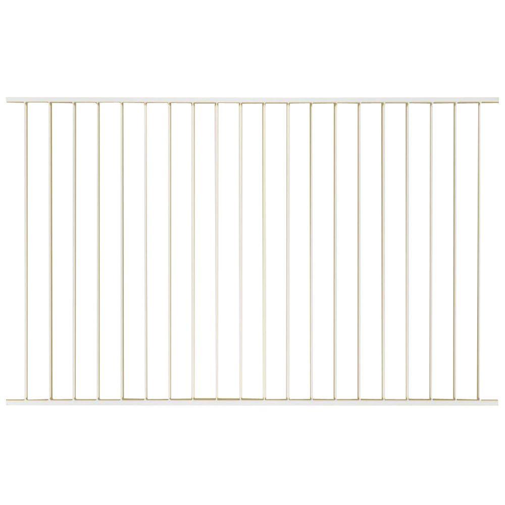 First Alert Premium Series 4 Ft H X 8 W White Galvanized Steel First Alert Premium Series 4 Ft H X 8 W White Galvanized Steel