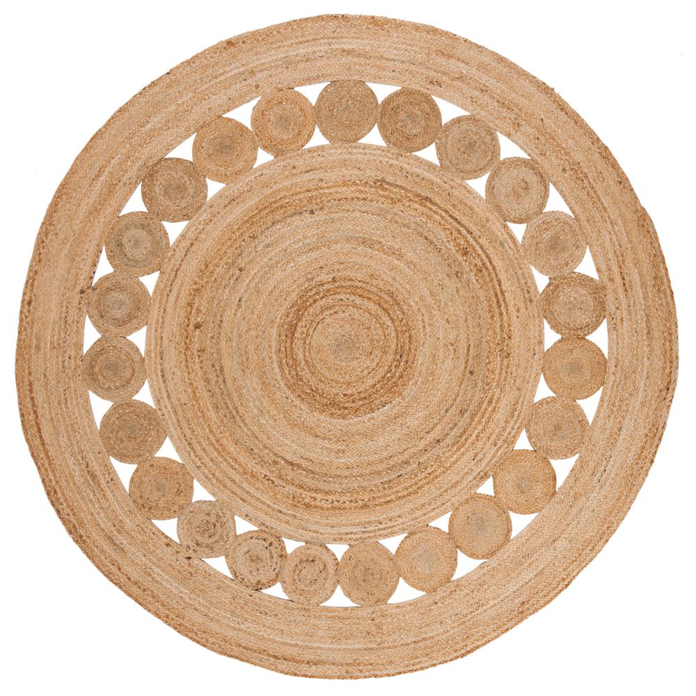 Safavieh Natural Fiber Beige 5 ft. x 5 ft. Round Area Rug-NF364A-5R ...