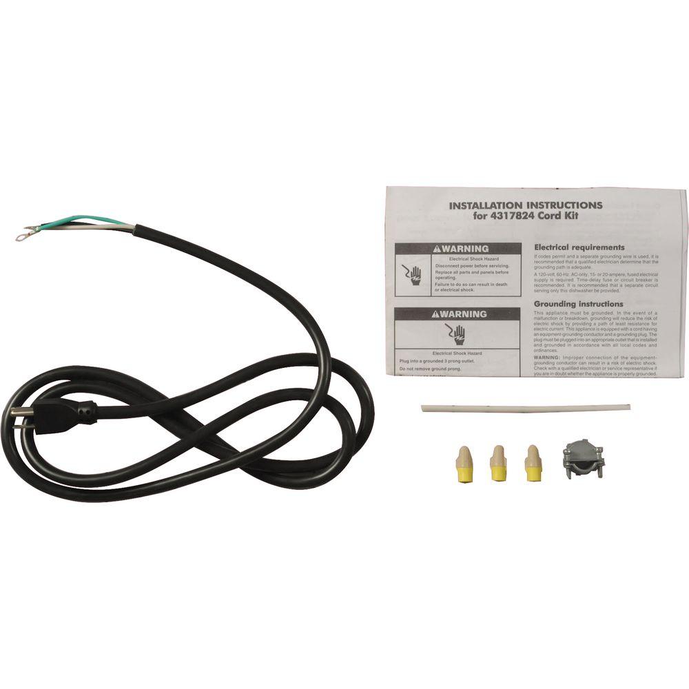 Whirlpool Power Cord Kit 43178254317824 The Home Depot