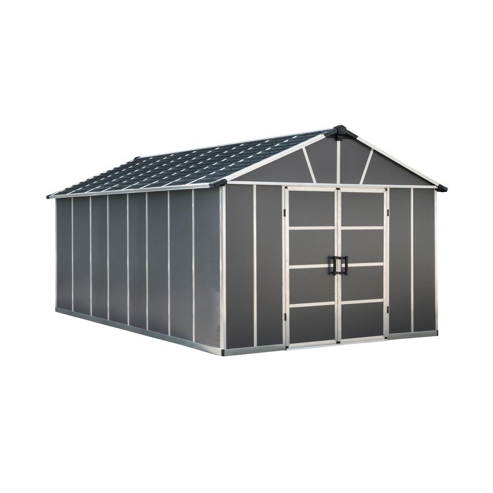 Lifetime 20 ft. x 8 ft. Garden Building Plastic Shed-60127 ...