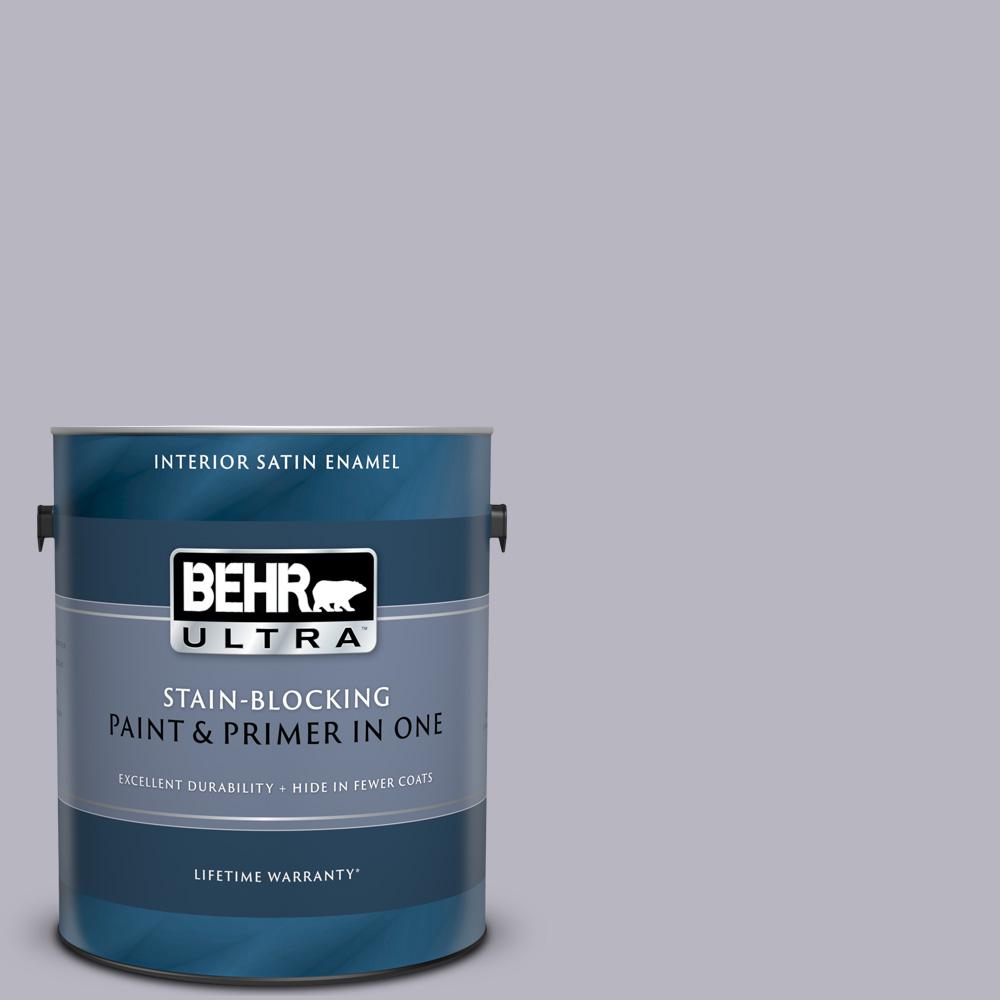 Behr Ultra 1 Gal N550 3 Best In Show Satin Enamel Interior Paint And Primer In One