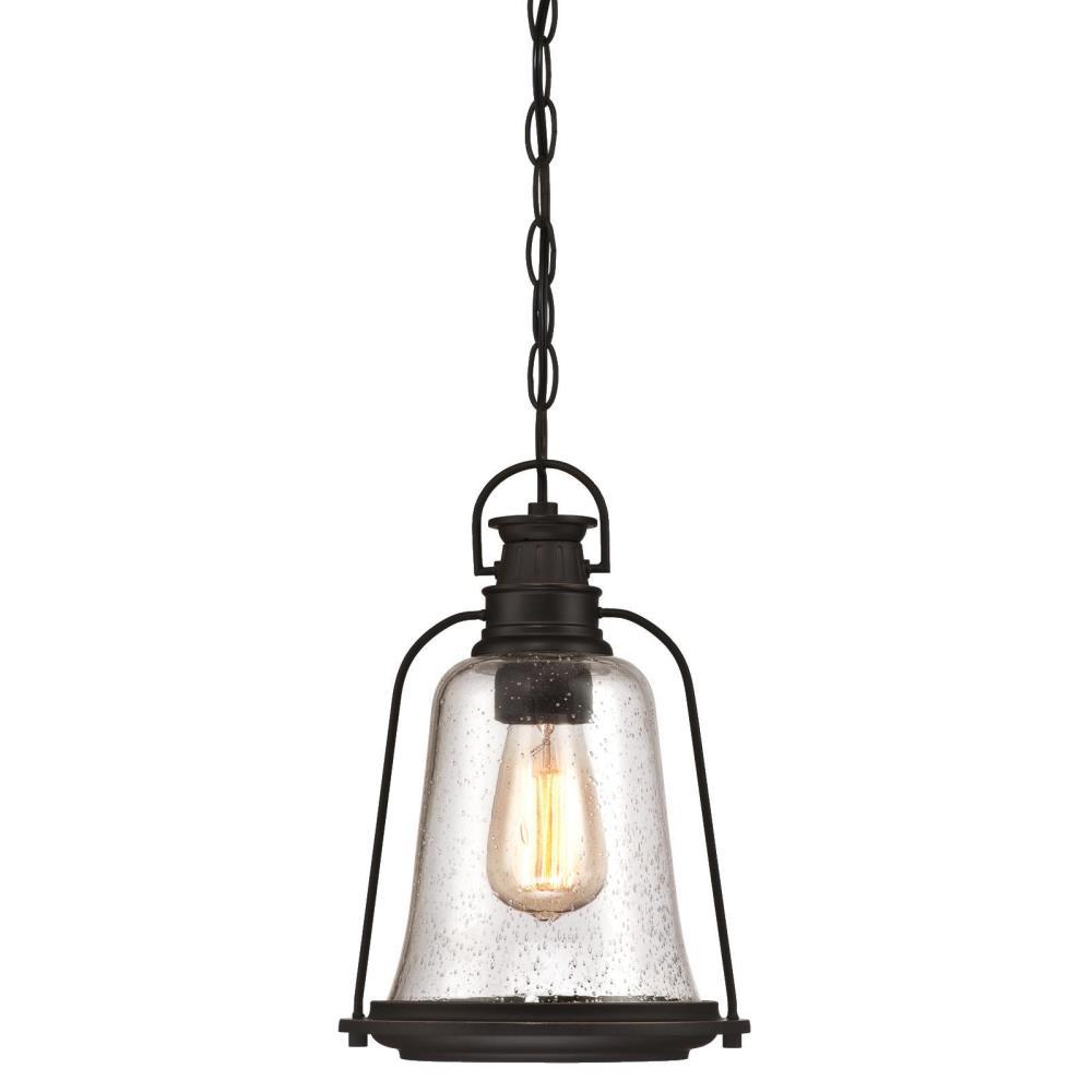 Traditional Westinghouse No Bulbs Included Outdoor Hanging Brynn 1 Light Oil Rubbed Bronze With Highlights Outdoor Hanging Pendant