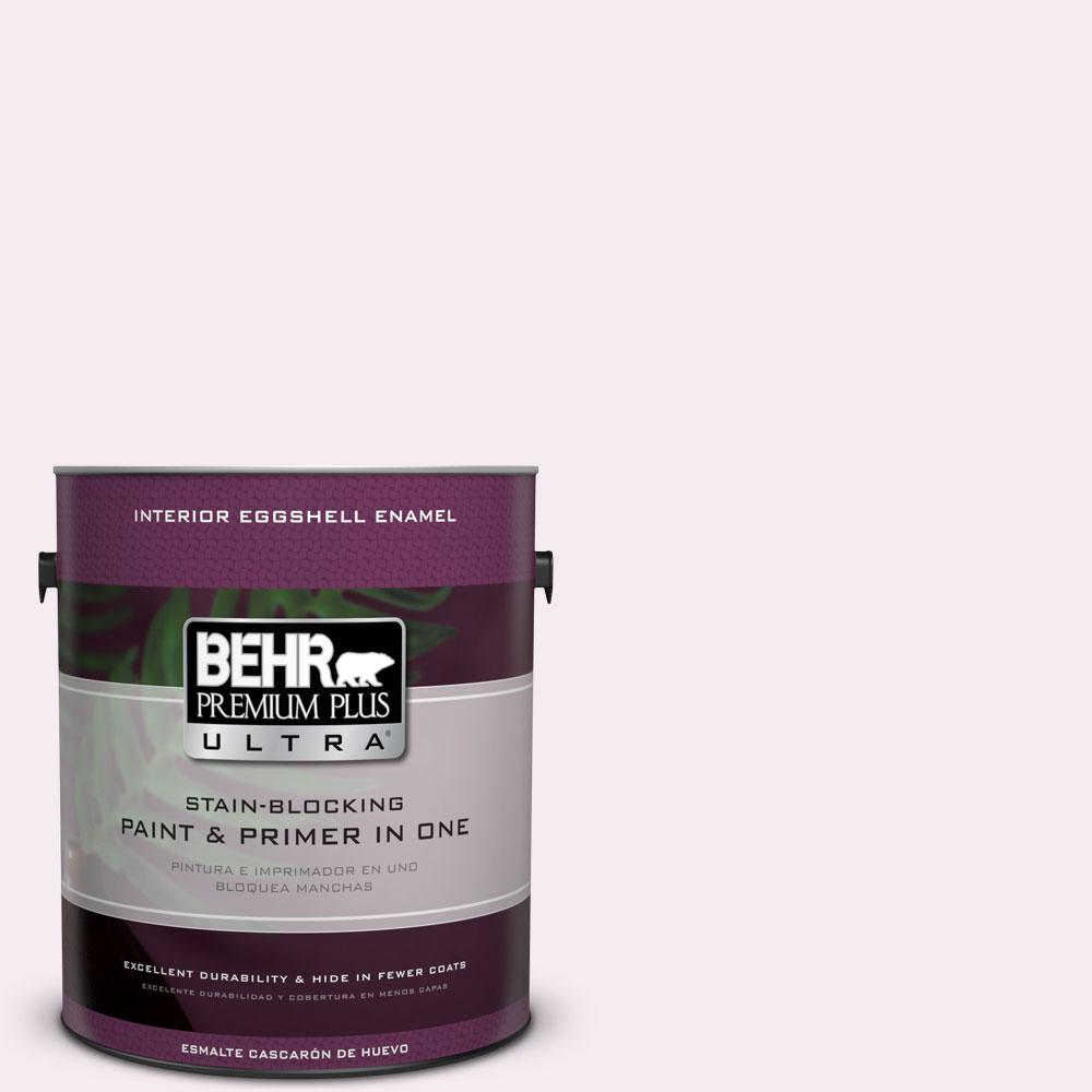 BEHR Premium Plus Ultra 1gal. M1201 Pink Proposal Eggshell Enamel