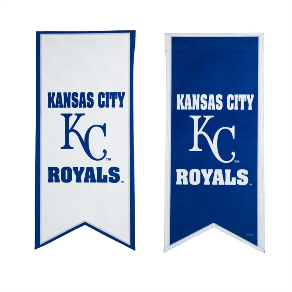 Evergreen 12 5 In X 28 In Kansas City Royals Garden Banner Flag 14lb4211xl The Home Depot