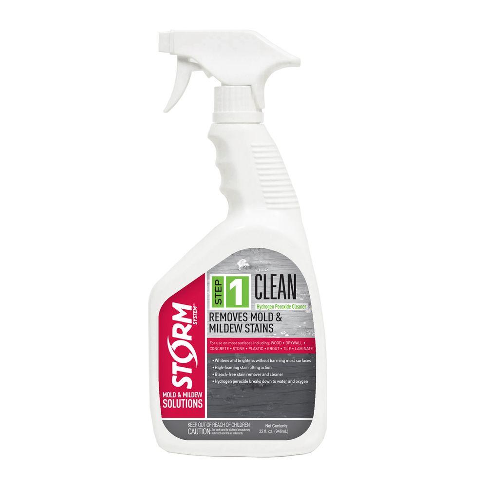 Storm System Step 1 Clean 1-qt. Mold and Mildew Hydrogen Peroxide ...