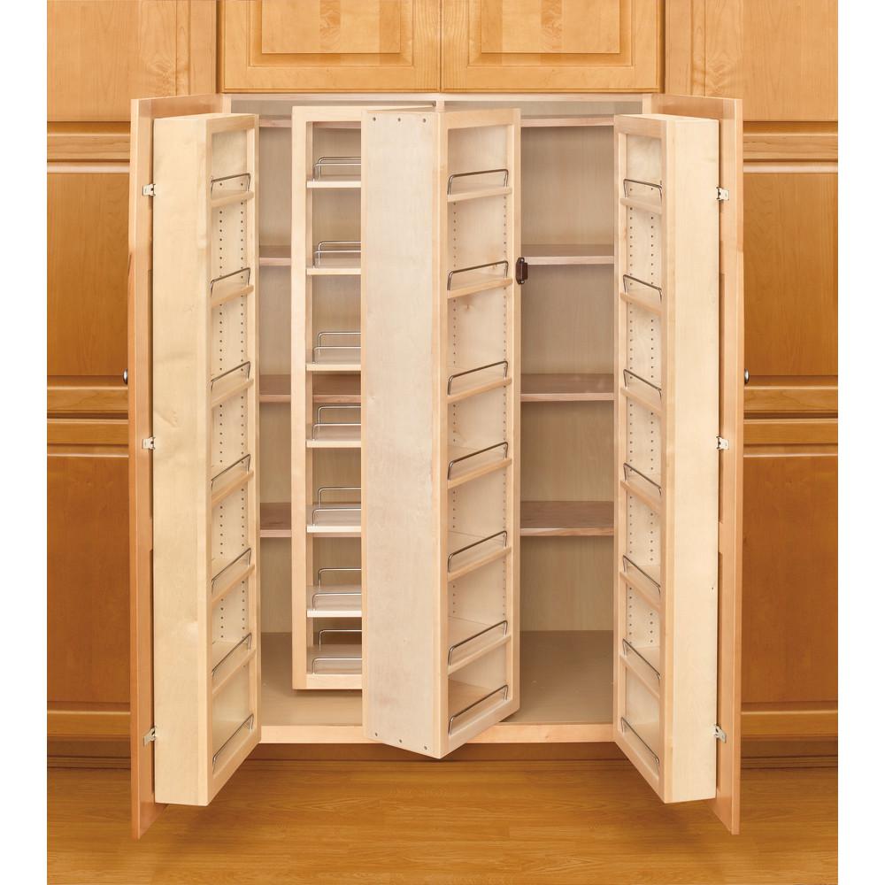 Rev A Shelf 51 In H X 12 In W X 7 5 In D Wood Swing Out Cabinet