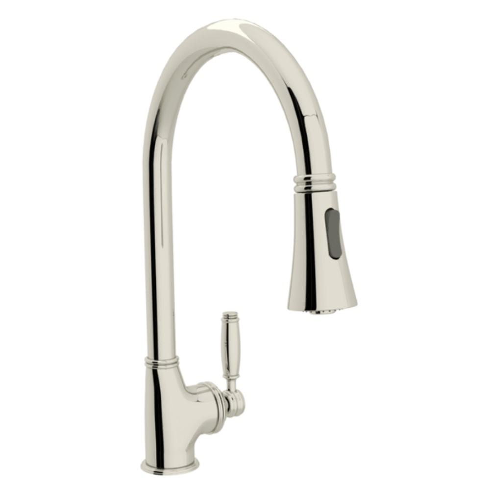 Rohl Michael Berman Single Handle Pull Down Sprayer Kitchen Faucet