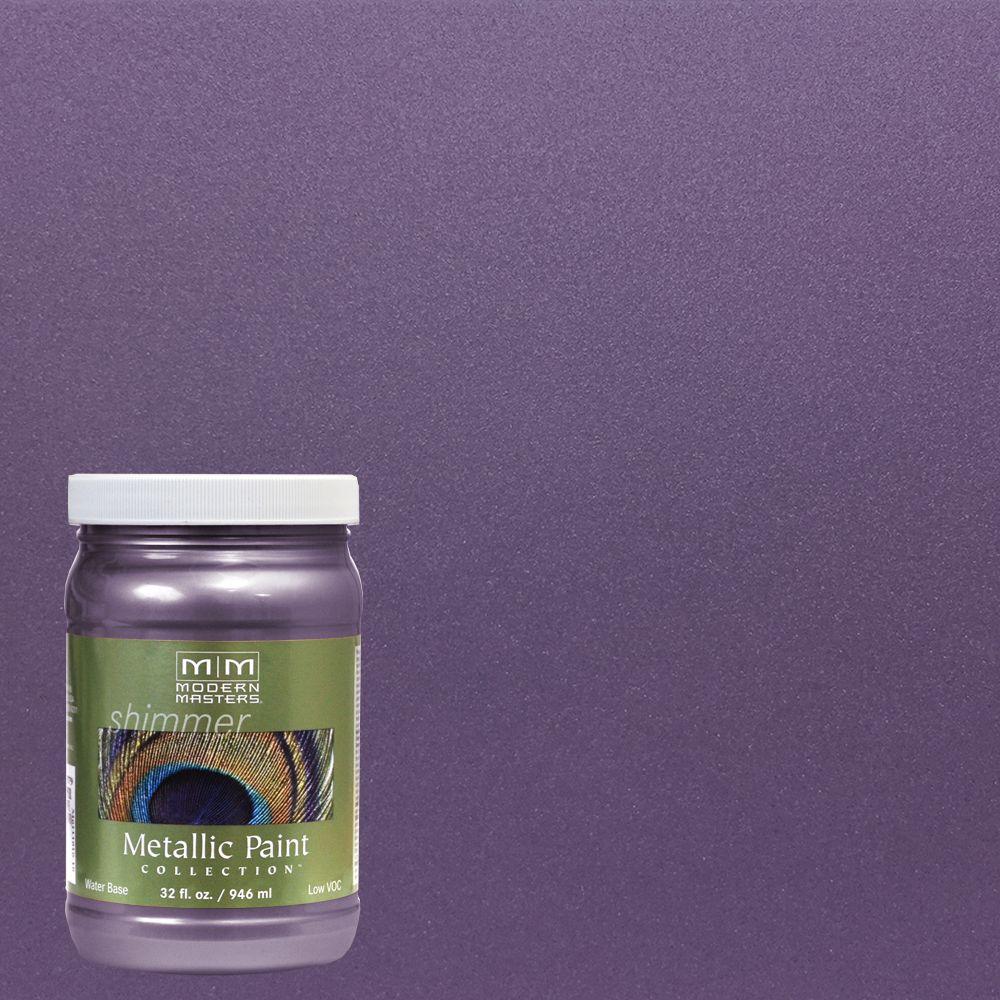 Modern Masters 1 Qt Lilac Water Based Satin Metallic Interior Lilac Water Based Satin Metallic Interior Exterior Paint