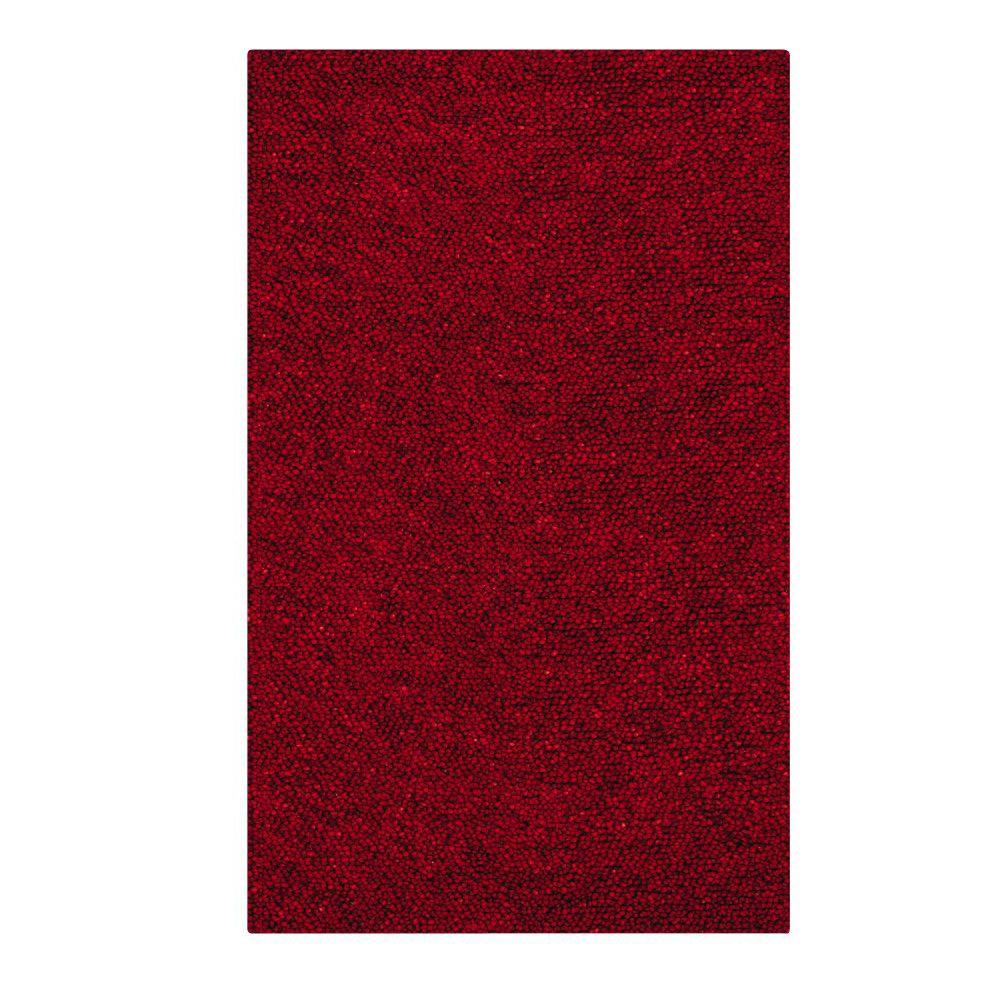 Home Decorators Collection Jolly Shag Red 2 ft. x 3 ft. Area Rug ...