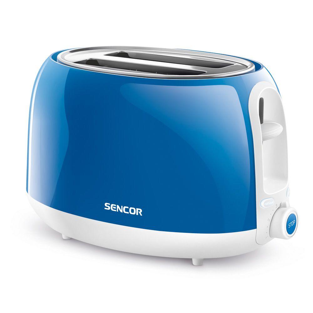 Sencor 2Slice Solid Blue Toaster STS2702BLNAA1 The Home Depot