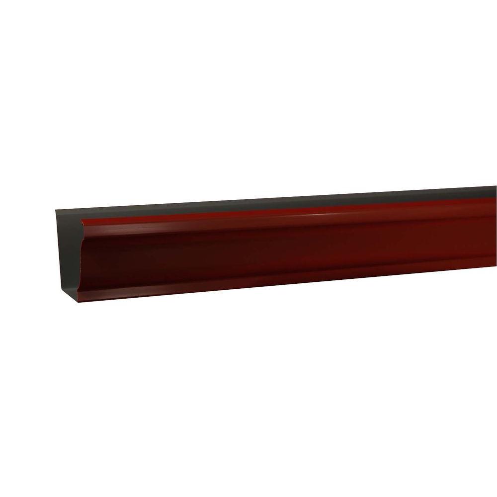Amerimax Home Products 5 in. x 10 ft. KStyle Red Aluminum Gutter