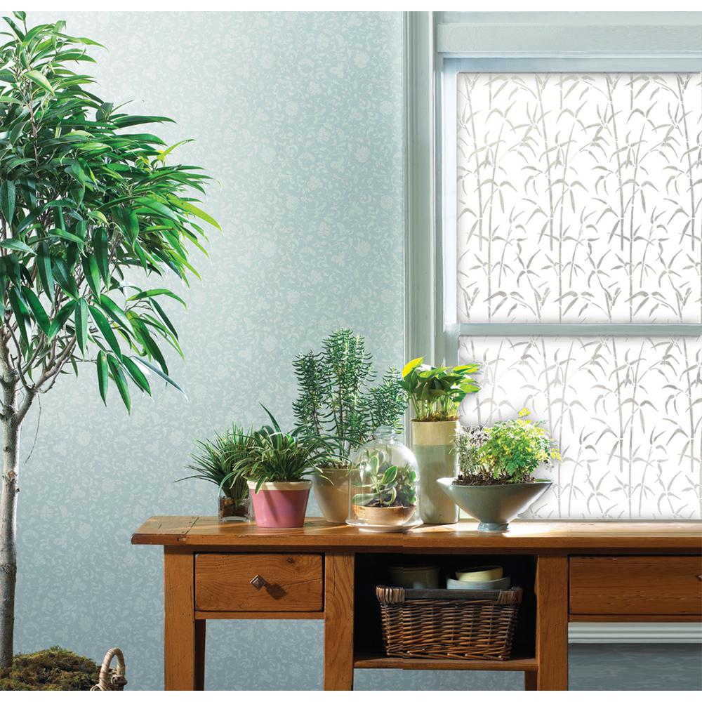DC Fix 17.71 in. x 78.74 in. Bamboo Window Privacy Window Film99433