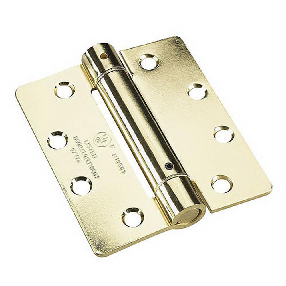 Richelieu Hardware Full Mortise Inset Brass SelfClosing