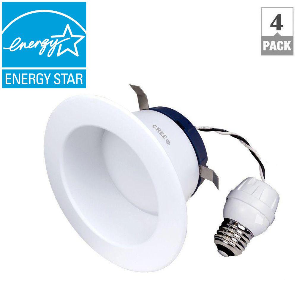 Cree TW Series 65W Equivalent Soft White (2700K) 4 in. Dimmable LED