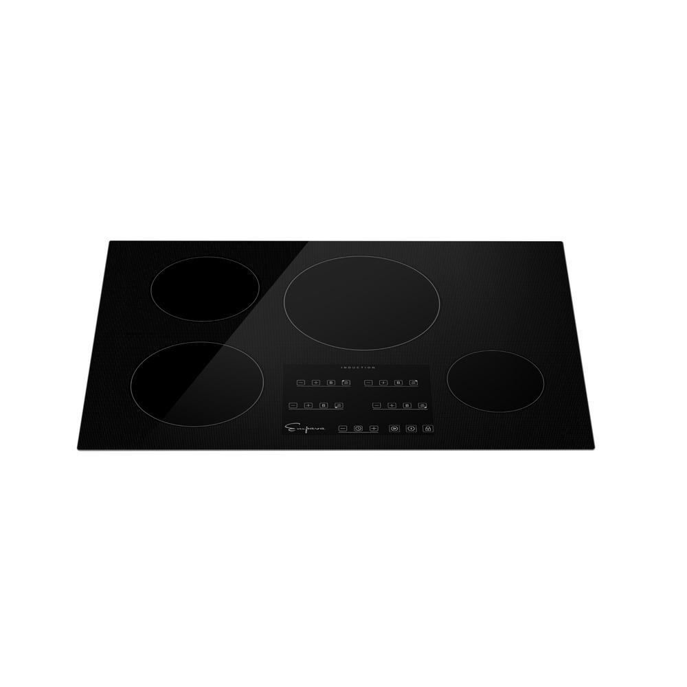 Empava Builtin 30 in. Induction Electric Modular Cooktop in Black with