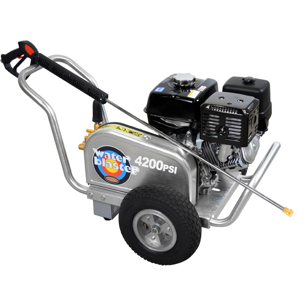 Simpson Aluminum Belt Drive 4,200 Psi 4.0 GPM Gas Pressure Washer ...